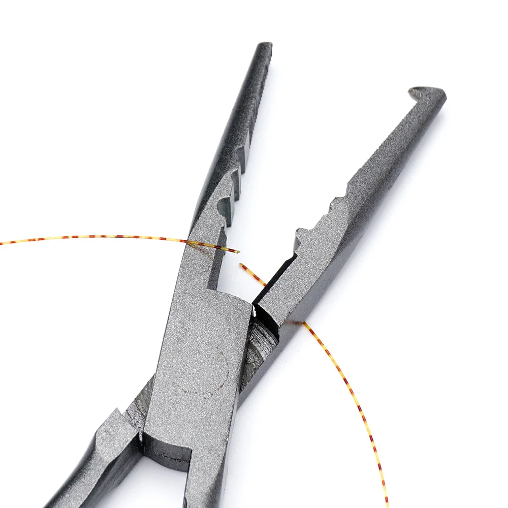 Alicates de pesca Hirisi, herramientas de pesca al aire libre, gancho de acero rico en carbono, cortador de línea, accesorios de pesca PX04 - imagen 4