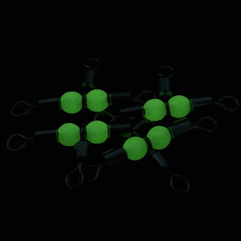 MNFT-rodamiento de bolas para pesca, aparejos de pesca de 3 vías, Triple rodamiento, sólido, luminoso, 100 piezas - imagen 5