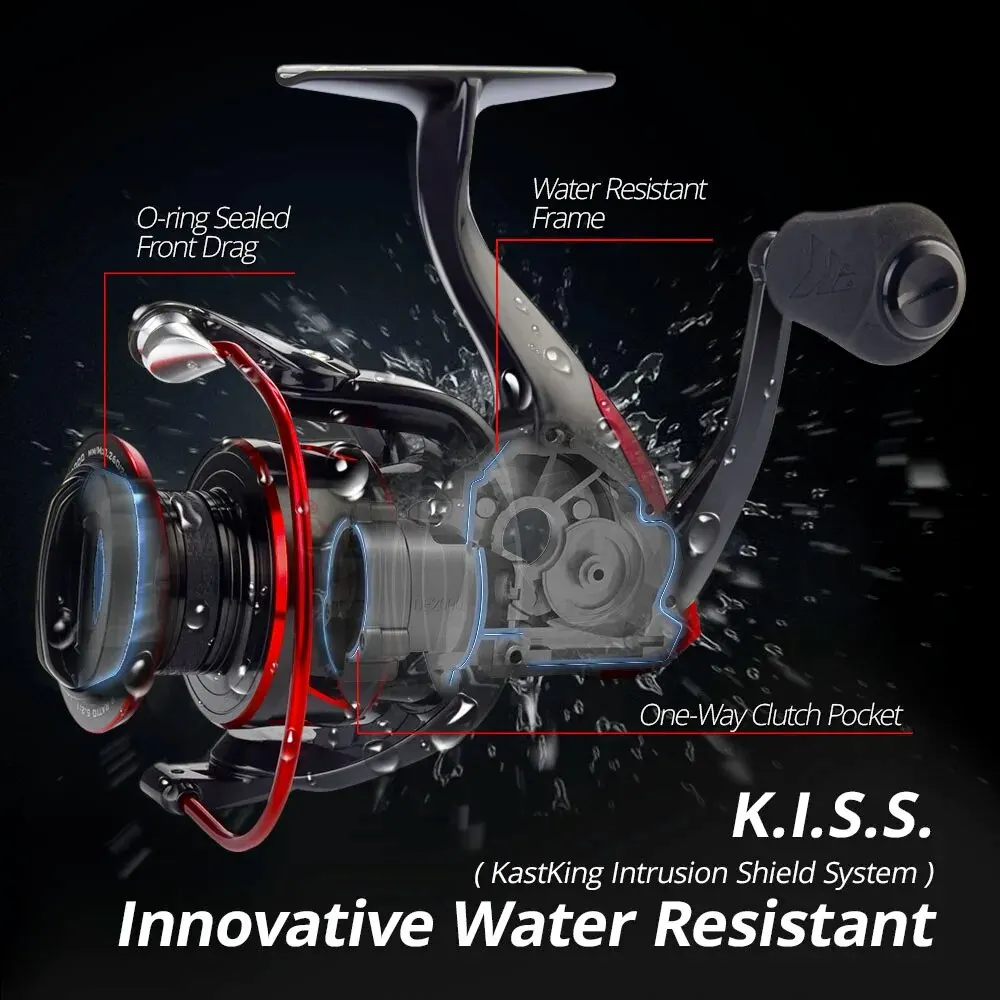 AliExpress-collectie Kastking Sharky Iii Ball Bearings10 1 18Kg Max Drag Spinning Reel Duurzaam Metalen Lichaam Zoetwater Visserij Haspel - imagen 5
