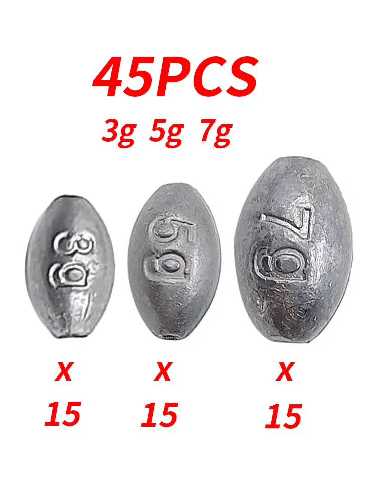 45Pcs 3g-5g-7g