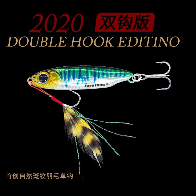 Lurefans-señuelo de agua salada LAMDOU, señuelo de 5 piezas/placa, capa de natación completa, VIB, hundimiento, 7-18g, plantilla de Metal - imagen 3