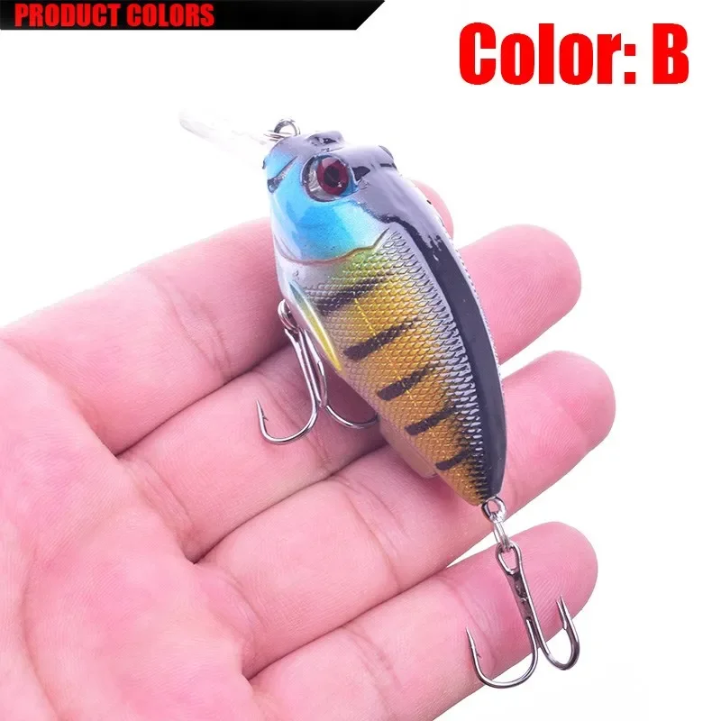 Señuelo de Pesca Minnow con manivela, 70mm, 10g, Wobblers artificiales, Crankbait, 7cm/10g, cebo duro, cebos de plástico, 1 ud. - imagen 5
