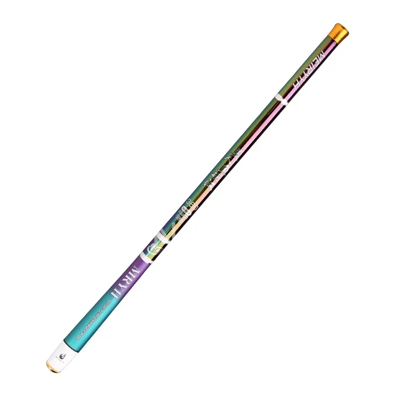 Caña de pescar giratoria colorida de carbono fundido, 5-17 secciones, 1,8 M-6,3 M, caña de pescar portátil de viaje, caña de pescar giratoria, equipo de pesca - imagen 4