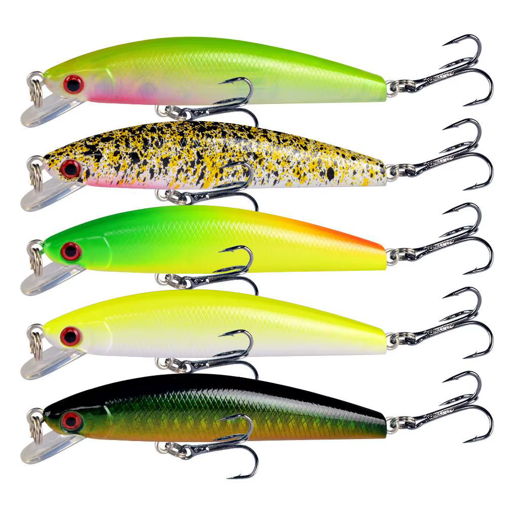 Señuelo Minnow flotante 8,5 cm 7,5 g – Para lubina y trucha - imagen 5