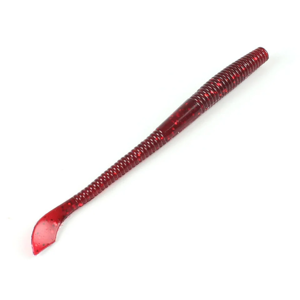 MUKUN-señuelo de pesca de piezas, cebo de palo suave Senko, gusano para Neko, aparejo loco, 10cm/2,3g, Swim Bait, Lucio, Walleye - imagen 5