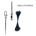 20pcs 17cm black