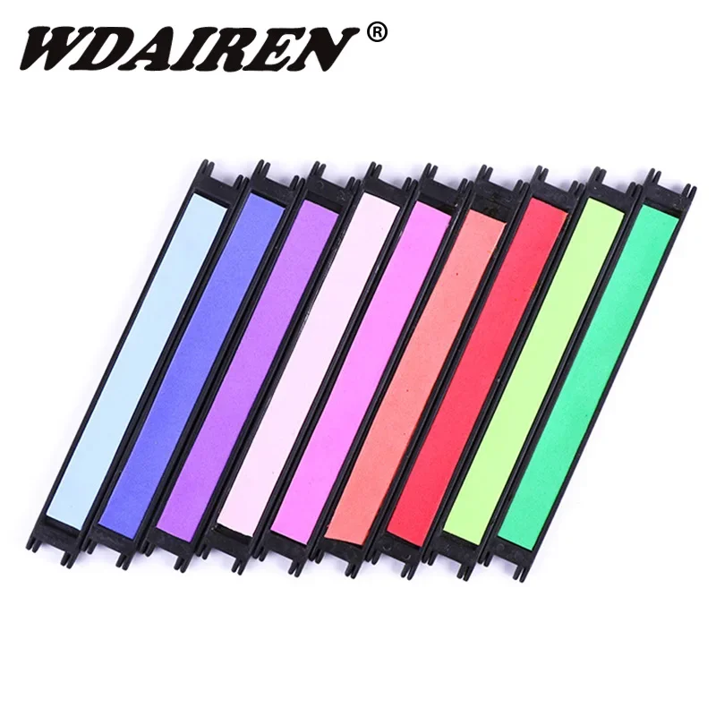 Placa de sedal de pesca de espuma EVA, tablero de línea de bobinado de pesca de 12cm, señuelo de carpa, líder de alambre, caja de aparejos de pesca giratoria, 5 uds.