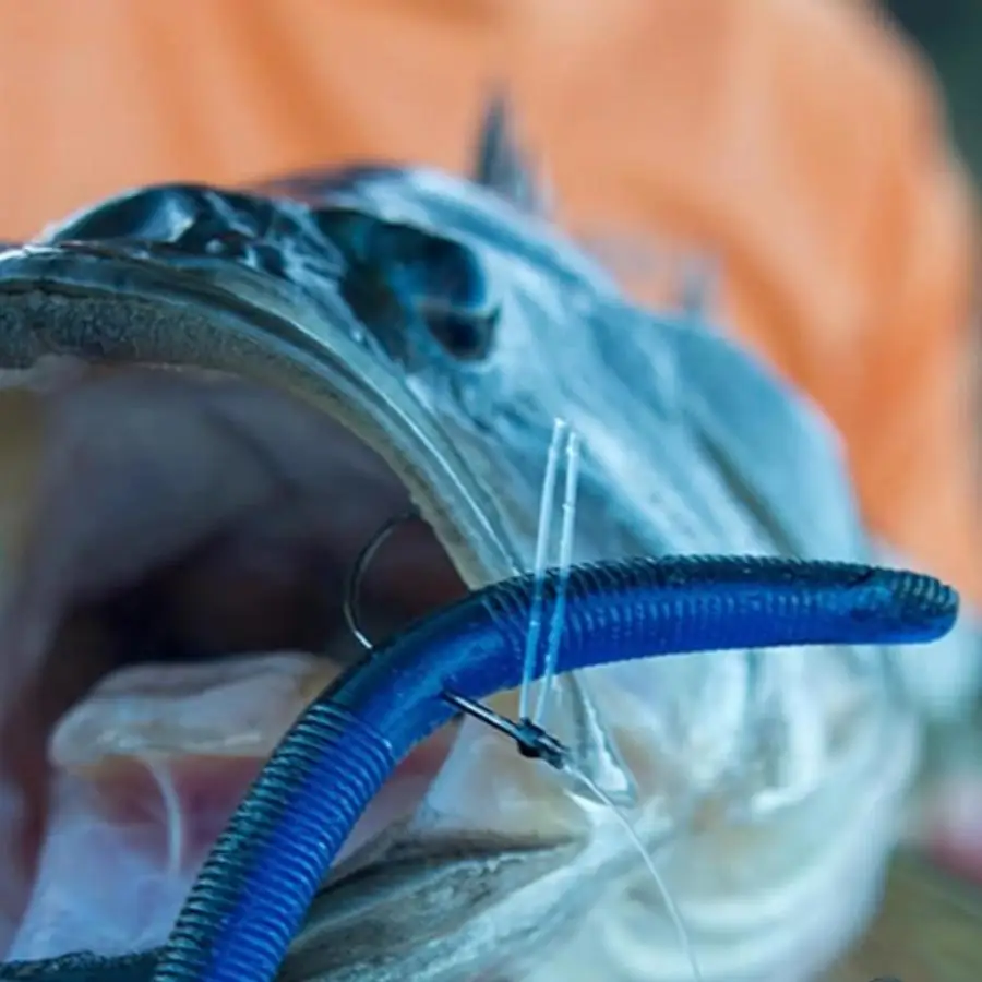 Los Estados Unidos importó YAMAMOTO SENKO gusano de fideos de alta gravedad específica grupo de pesca Texas de 4 pulgadas con cebo suave de plomo luya - imagen 4
