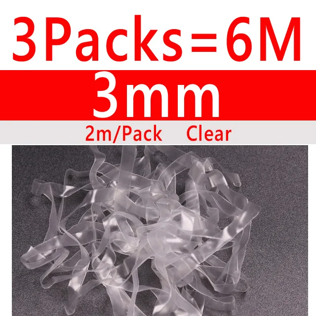 3packs 3mm Clear