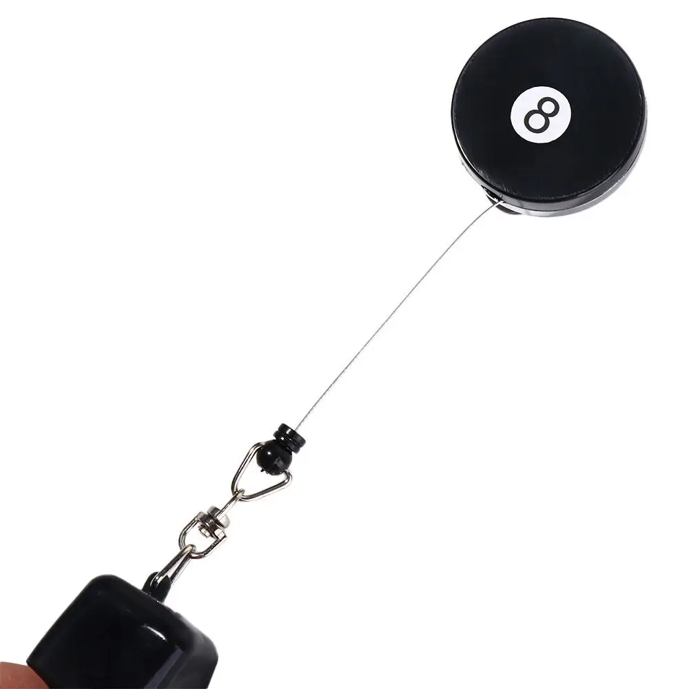 Llaveros con Clip, Clip para cinturón de dibujo, soporte para tiza para piscina de billar, soporte para tiza, gargantilla retráctil, soporte para almacenamiento de tiza - imagen 2