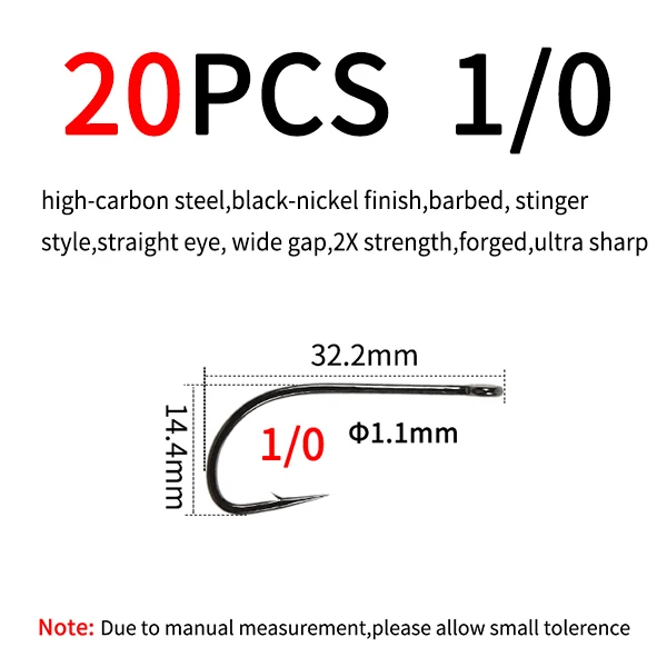 20pcs size 1I0