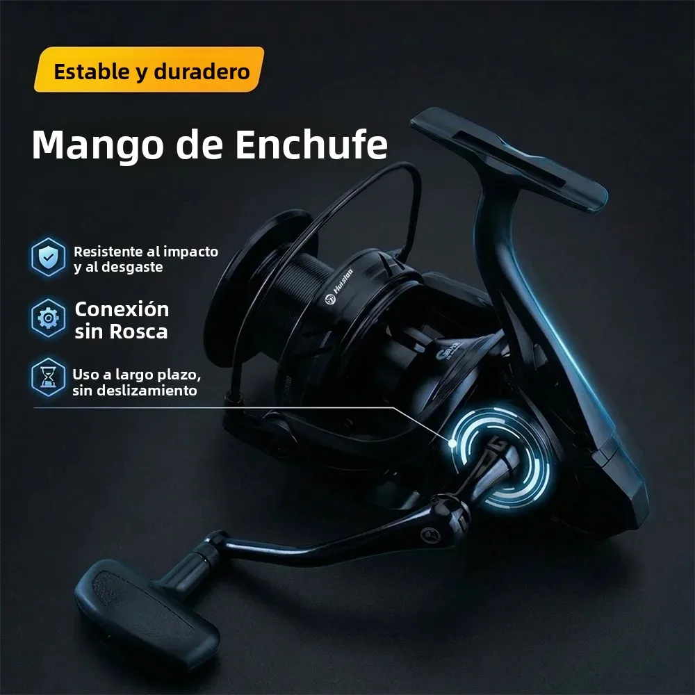 Carrete de surfcasting giratorio Huidiao 8000 con arrastre 25 kg - imagen 3