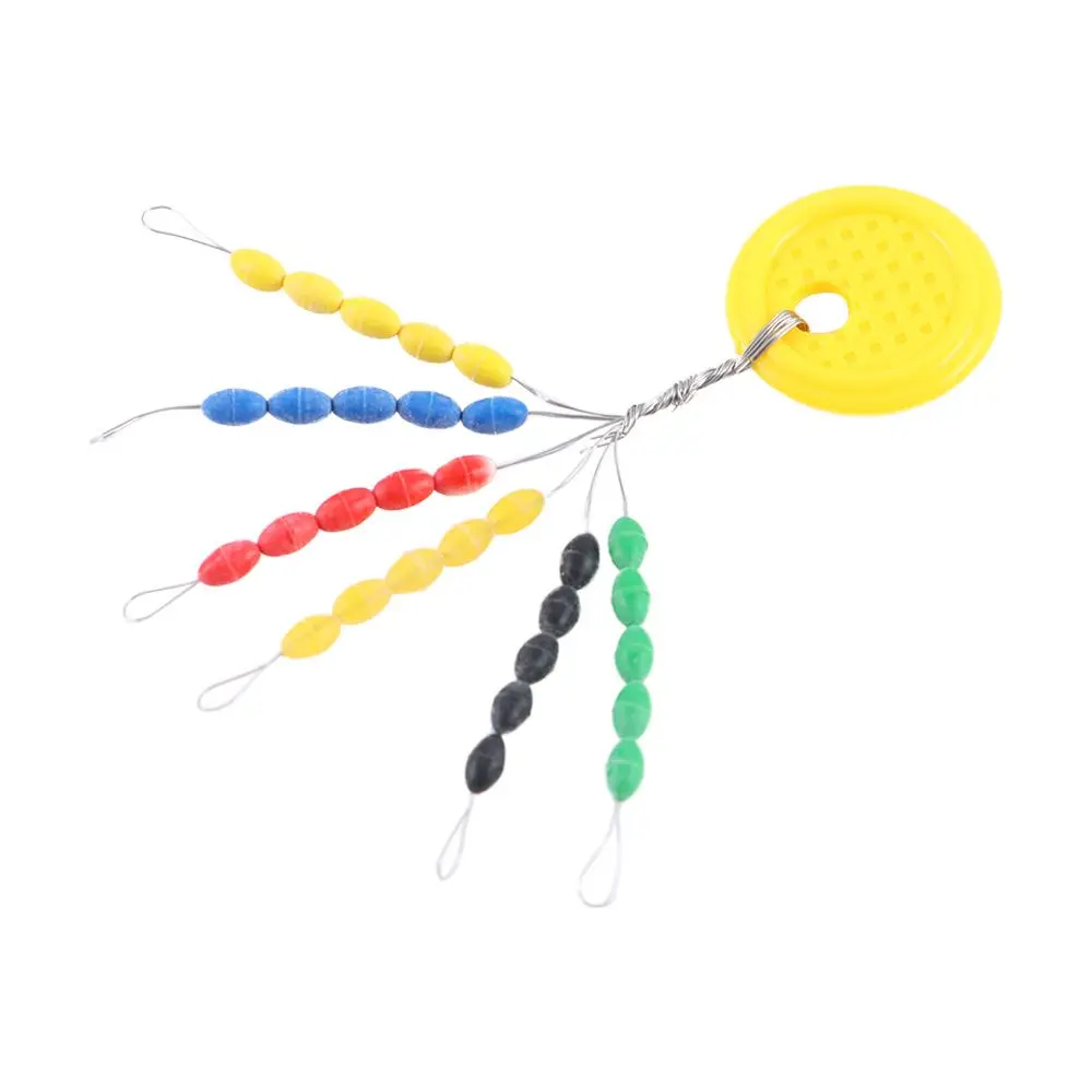 Conector de flotador de goma Multicolor, tapón de flotación ovalado, boya de pesca Bobber, enchufe de línea de pesca - imagen 4