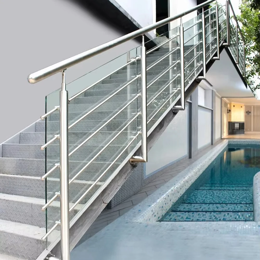 Herrajes inoxidable para escaleras – Soportes, codos y placas modernos - imagen 5