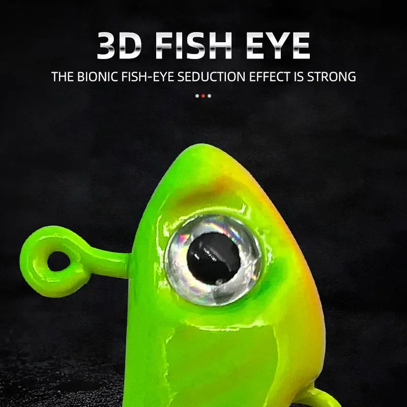 Anzuelo de pesca con cabeza de plomo, anzuelo de natación, anzuelo de pesca de agua salada, anzuelo plano, 10g/15g/20g/28g/40g - imagen 4
