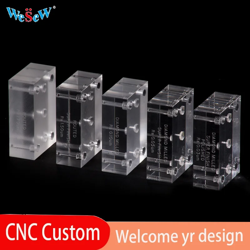 WeSeW CNC Piezas acrílicas alta claridad GPU laboratorio