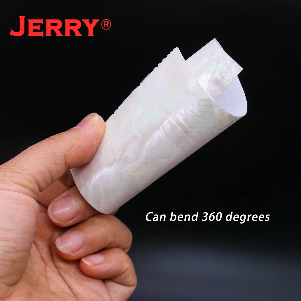 Jerry, 1 pieza, concha de abulón Natural, lámina de concha madre, 140x80, cuchara DIY, Señuelos de pesca de lámina laminada de perlas, Material con incrustaciones de rebanadas - imagen 2