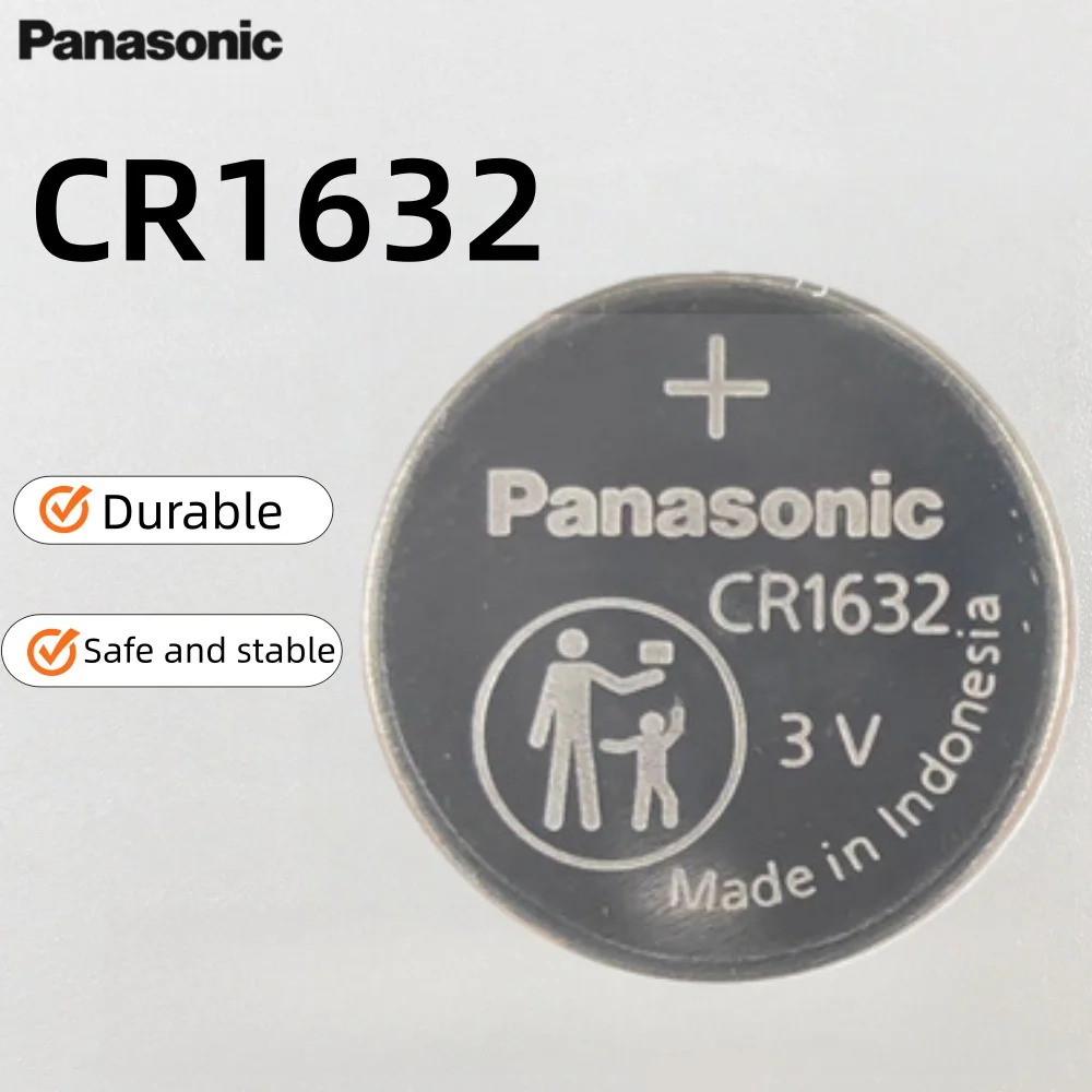 Batería Litio Panasonic CR1632 3V para Control Remoto y Reloj