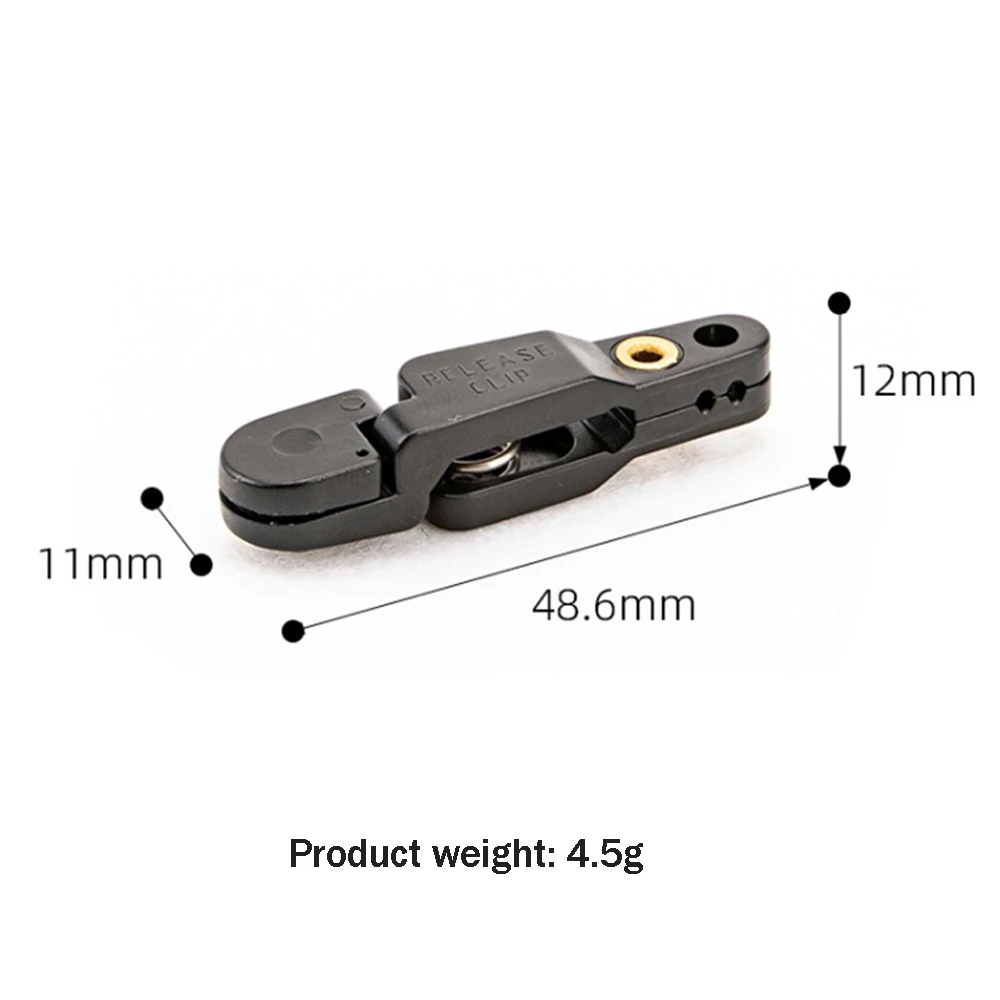 Clips de liberación a presión de tensión pesada roja, Clips de liberación Outrigger, Clip de línea para placa cepilladora de peso, cometas, Downrigger - imagen 4