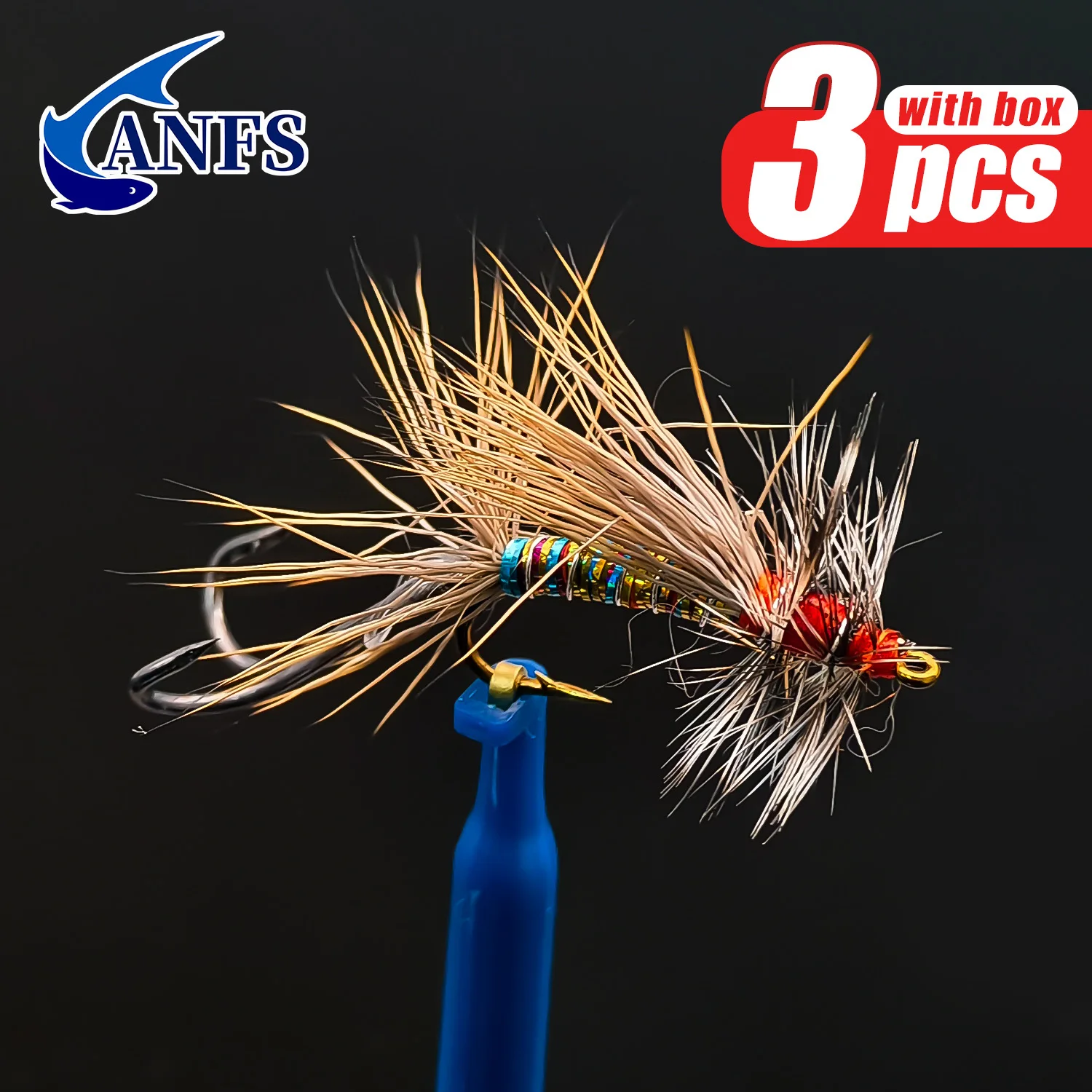 Moscas para Trucha con Doble Anzuelo ANFS – Hechas a Mano - imagen 5