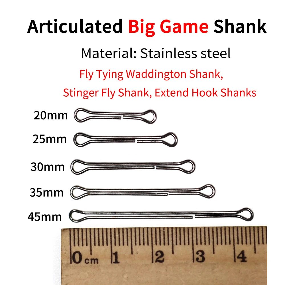 Elllv-caña articulada para pescar en agua salada, accesorio para pescar en agua salada, Material para atar moscas, 20 piezas - imagen 4