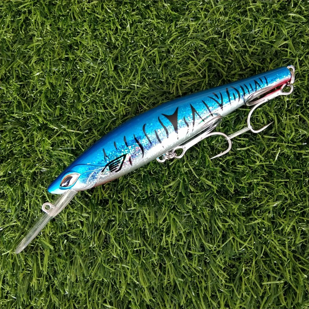 Noeby 3 uds 16cm 54g Minnow señuelo de Pesca anzuelos de Pesca aparejos Wobbler Crankbait cebo duro Artificial Swimbait - imagen 5