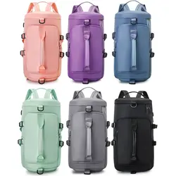 Nuevo Bolsa de viaje de gran capacidad con bolsillo para zapatos, bolso de equipaje Oxford, bolso de mano impermeable, mochila de mano