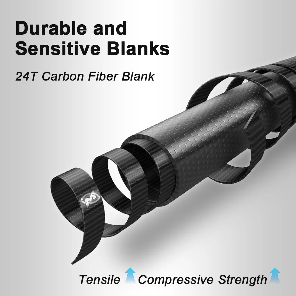 Caña de pescar MIFINE DEVIL JERKBAIT Casting/Spinning 24T fibra de carbono CW 20-80/40-100g anillo Fuji pesca de lubina puntas tubulares rápidas - imagen 5