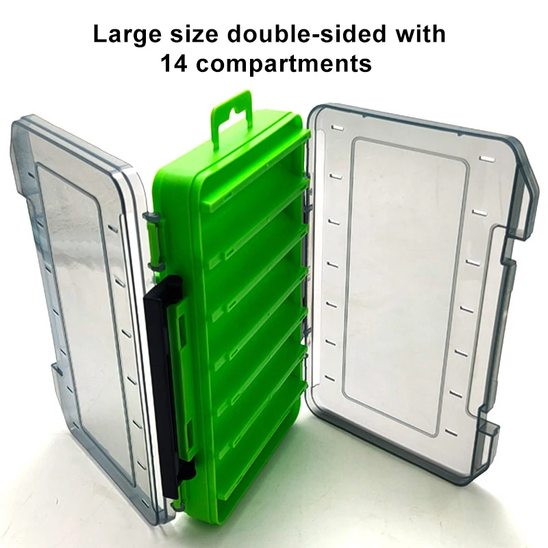 Caja de accesorios Luya, caja mala de madera para camarones de tamaño U, biblioteca Minobo, escalada, caja de almacenamiento transparente de doble cara - imagen 5