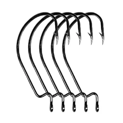 Anzuelos screw lock de acero carbono con anilla ojo grande