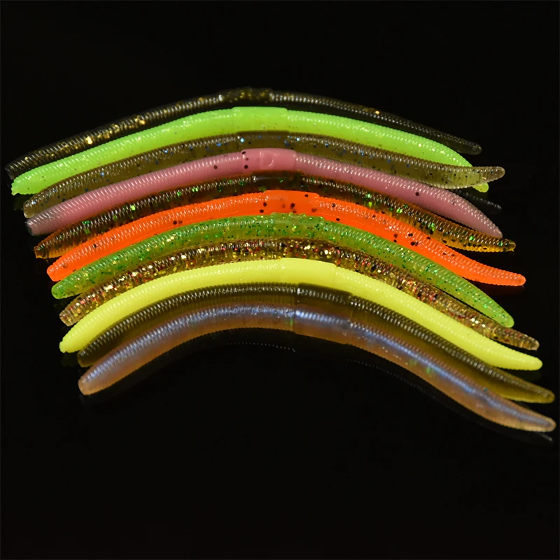 Donlejian Soft Bait Series lombriz fideos gusano WMD100 cebo falso PAGEBASS señuelo de pesca - imagen 3