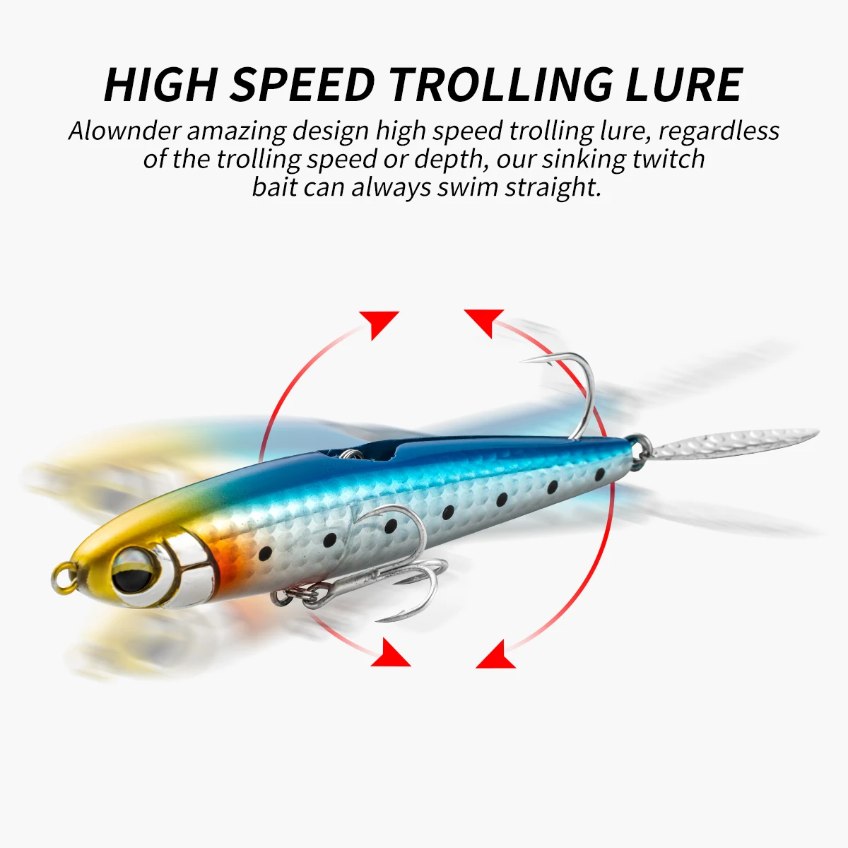 JOHNCOO-señuelo de pesca hundido, lápiz 85S 100S, 85mm, 25g, 100mm, 30g máx., 90m de largo, lápiz de fundición, cebos duros de agua salada - imagen 2