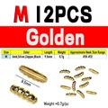 12pcs Golden M
