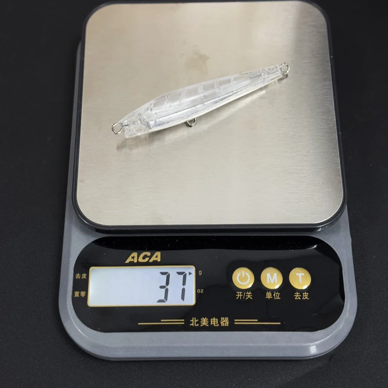 Señuelos de pesca de pececillo en blanco sin pintar, 20 piezas, 95mm, 37g, cebo que se hunde, cebos artificiales de agua salada de fundición larga, Swimbait Monster Shot - imagen 4