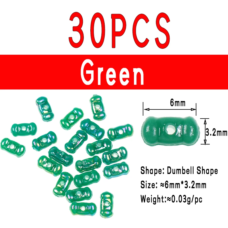 30PCS green