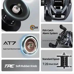 Histar X1 Carrete de pesca – Cerámica y rodamientos acero inoxidable