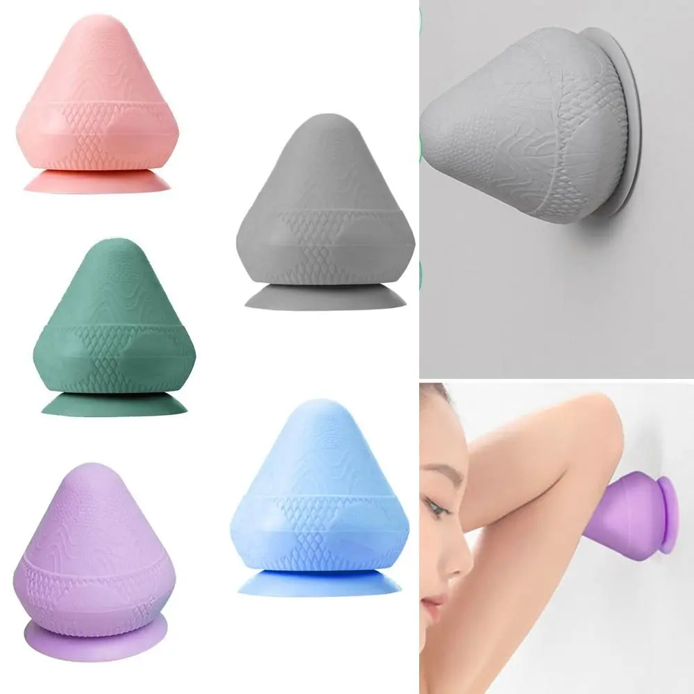 Bola de masaje de Fascia portátil con ventosa, masajeador de pared multifunción para relajación muscular de la espalda, gatillo masajeador de pies y brazos - imagen 2