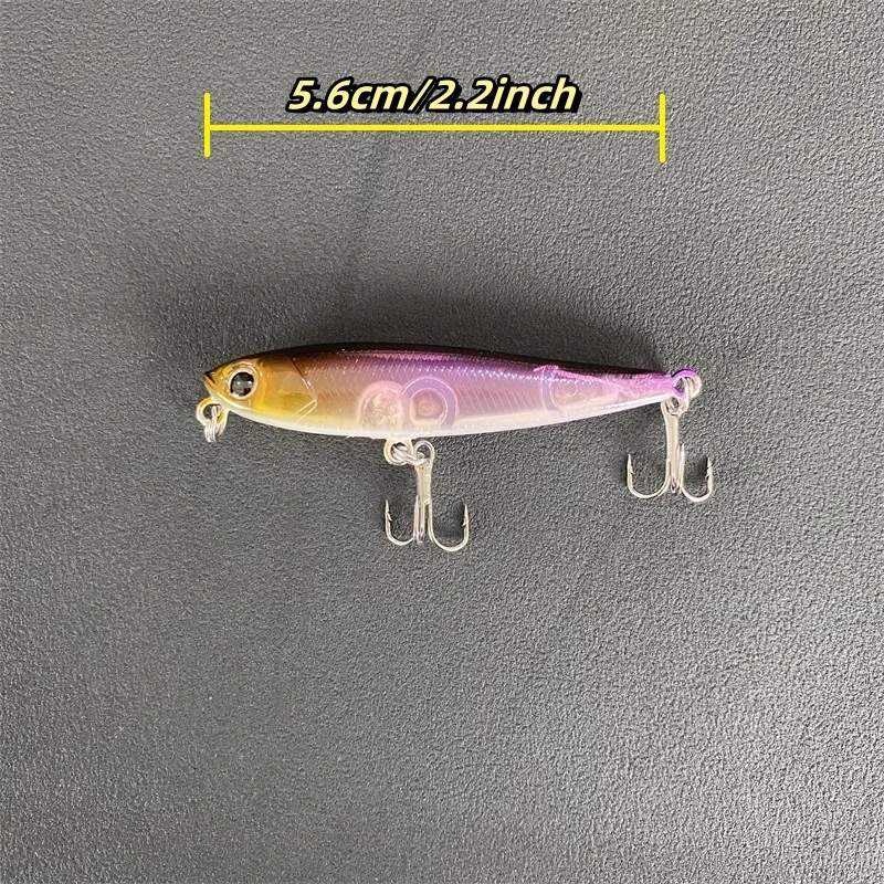 LURETV Japón JACKALL mismo estilo CHUBBY lápiz 56F superficie lápiz flotador largo alcance Roada cebo falso palabra DogPE080 - imagen 5