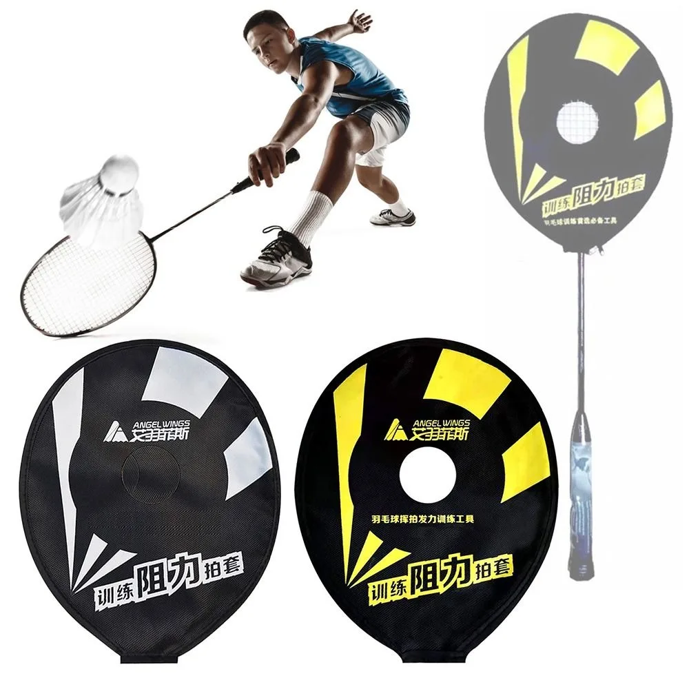 Funda de lona para raqueta de bádminton – Resistente y profesional en negro y azul - imagen 2