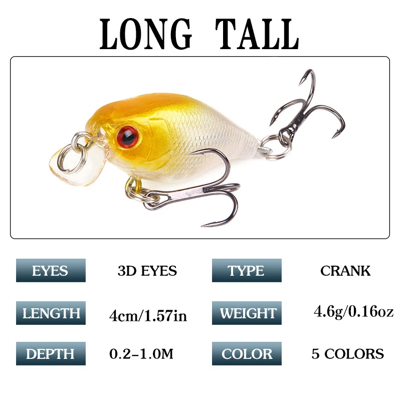 Carankbait Wobbler duro – Señuelo flotante artificial para pesca - imagen 2