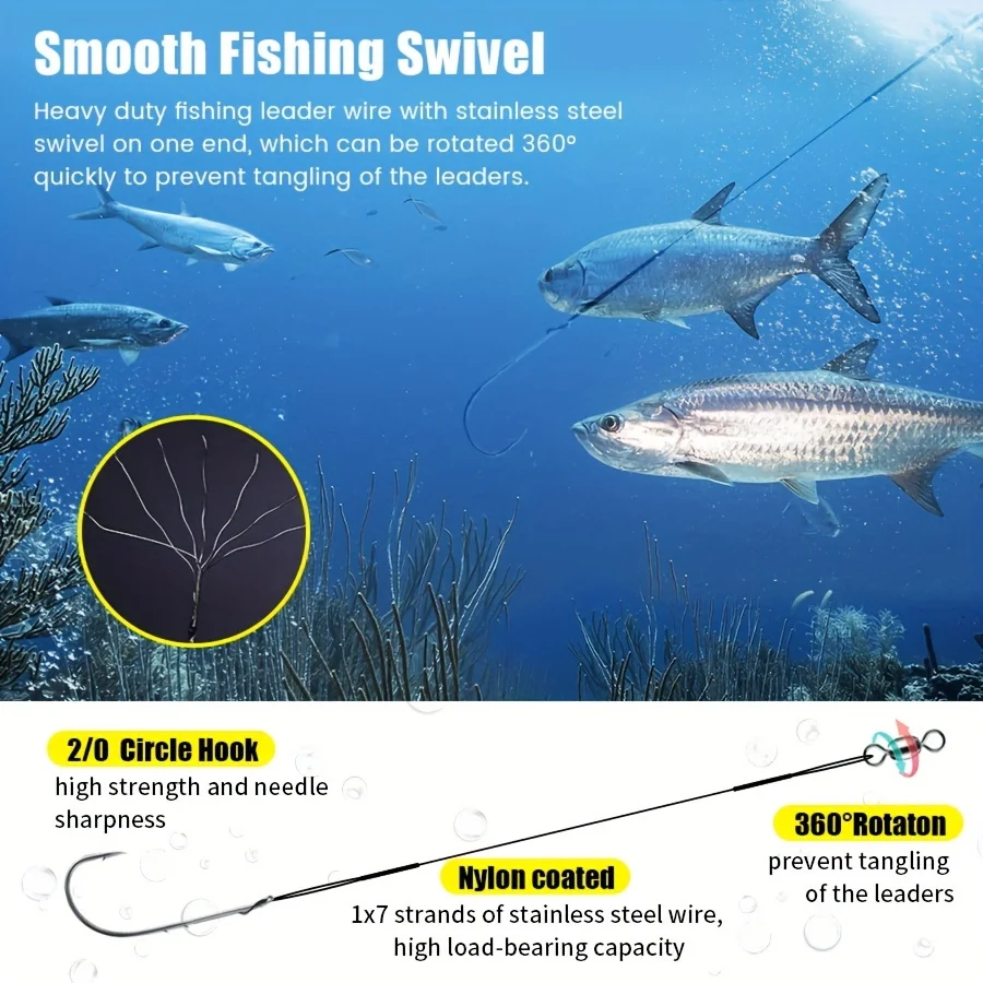 Anzuelos forjados de acero para surfcasting de caña larga - imagen 5
