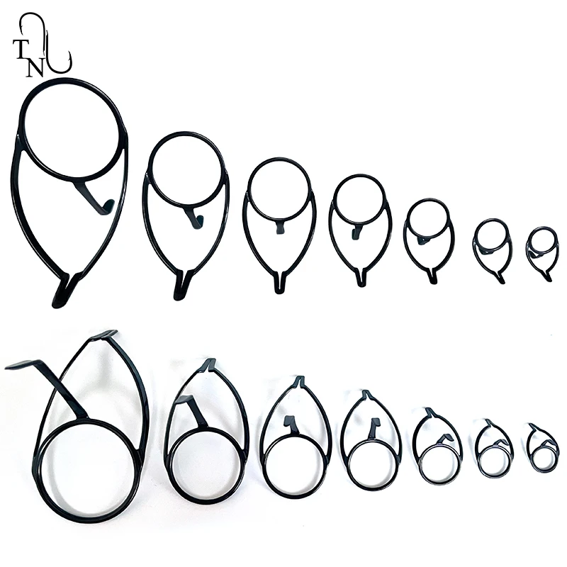 ABTCDG TN16, peso ligero, a prueba de óxido, finamente pulido, revestimiento de Adaman, guías marinas, caña de pescar, componente de construcción, accesorios de aparejos de bricolaje - imagen 2