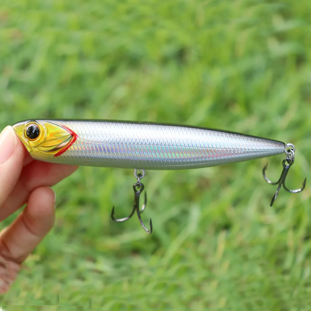 GOWAVE-señuelo de pesca de agua salada, cebo para pescar lubina, caballa, 90mm/105mm - imagen 3