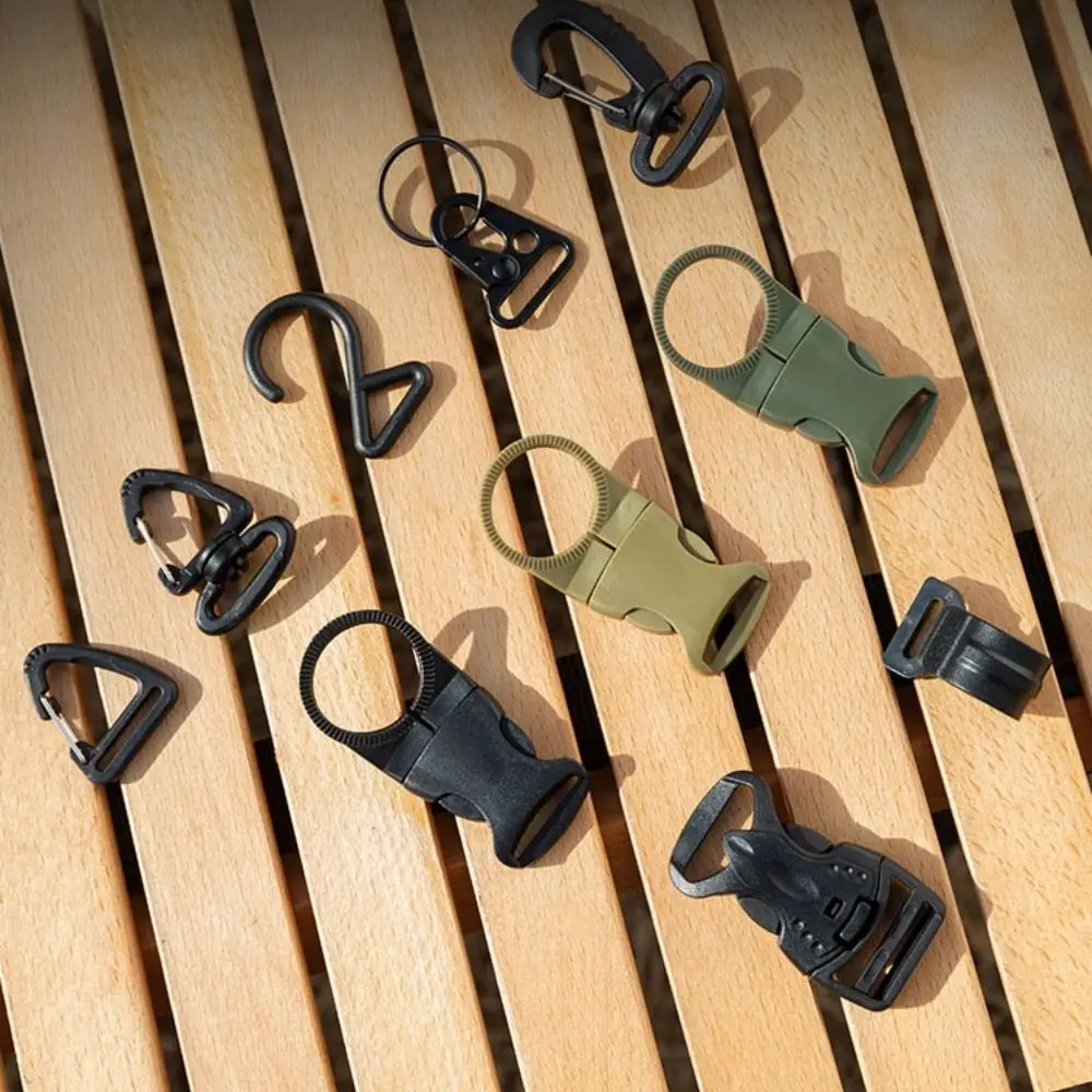 10 Uds nueva hebilla de plástico para exteriores 10 estilos hebilla de succión magnética negra hebilla de nariz de cerdo - imagen 2