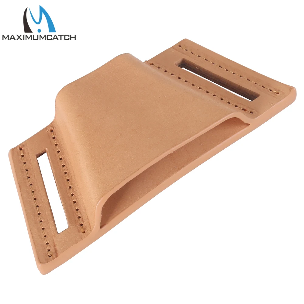 Maximumcatch FLNH Soporte de red de aterrizaje de pesca de cuero con cinturón Accesorio de pesca con mosca - imagen 4