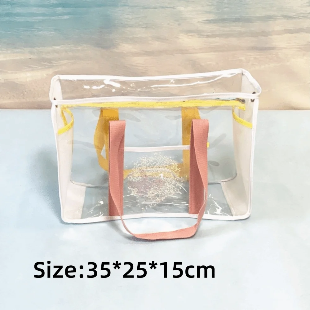 Bolso PVC transparente – Impermeable, hombro fuerte, gran capacidad - imagen 5