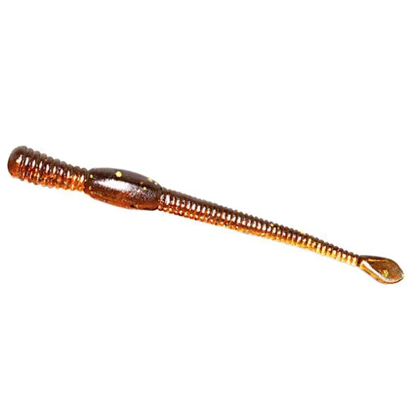 12 unids/lote 8cm 1,1g simulación de lombriz pesca Softbait Artificial Jig Head cebo gusanos señuelo de pesca realista accesorios de aparejos - imagen 5