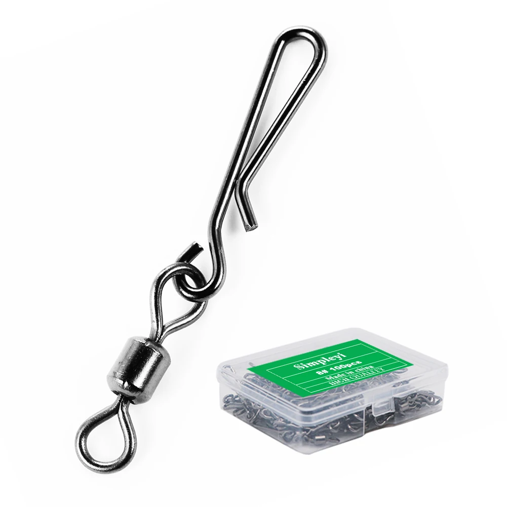 100 swivels acero inoxidable vista frontal