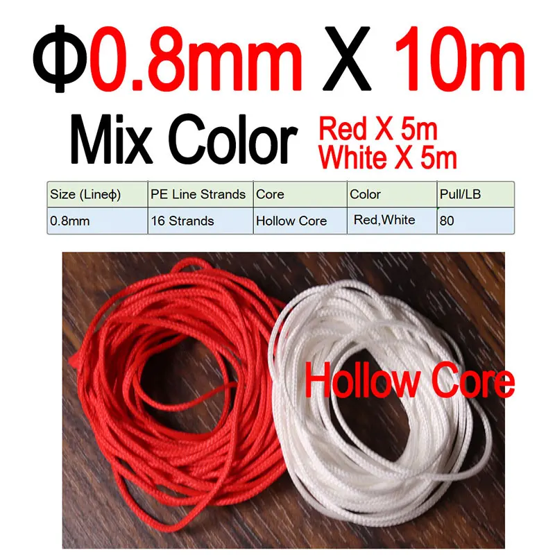 0.8mm X10m Mix Color