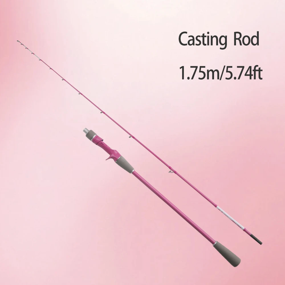 ROLLFISH-caña de pescar con punta de titanio, pulpo, calamar, sepia, 1,75 M, acción rápida, fibra de carbono, barco de agua salada, caña de Jigging de luz lenta - imagen 2